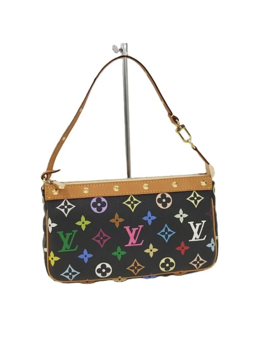 Louis Vuitton Pouch Pochette Accessoires Monogram Multicolor Noir